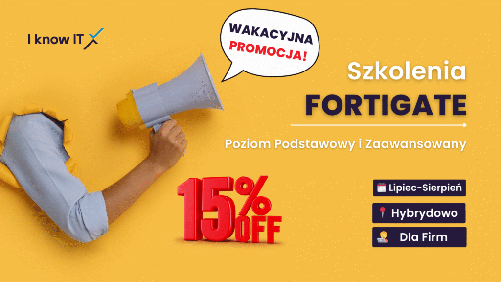 Baner Promocja Szkolenia Fortigate